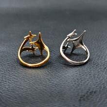 1 Or 2 Star Rings, Simple, Stylish, And , Suitable For Birthdays, Parties, Valentine's Day, Anniversaries, And Everyday Wear. The Perfect Valentine's Day Gift For Your Partner. - bạc - Xem 3