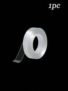 3 Meters (1m/Roll) Super Strong Nano Double-Sided Tape - Easy To Cut, Washable, Reusable, Waterproof, No Residue, High Viscosity Nano Adhesive Layer - Invisible Design, Simple And Practical Style - Suitable For Kitchen/Bedroom/Car/Crafts/Wallpaper/Home Office And Other Scenarios - Multicolor - View 12