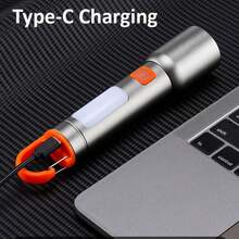 Lam-636 Linterna de Alta Potencia con Luz Lateral - gris - Ver 4