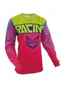 2025 NEW DONUTFOX Girlfriend Style Women Cycling Jersey Motocross Mountain Enduro Bike Cycling Jersey Mountain Bike SportWear Racing Bike Motorcycle Shirts Downhill BMX DH Motocross T-Shirt - Hot Pink - View 13