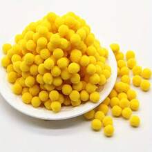 600个1厘米超弹力绒球，多色绒球工艺球，适用于圣诞节、情人节、婚礼、派对和家居装饰，DIY礼品制作材料 - 彩色 - 查看 5