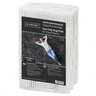 9 x 12 pies antideslizante alfombra base Pad para suelos duros Diferentes opciones de tamao disponibles