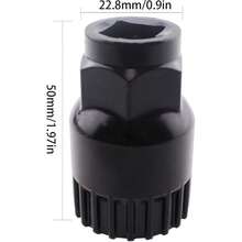 TAODAN高碳钢底座曲柄拆卸工具，适用于20T自行车中轴 - 彩色 - 查看 6