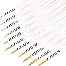 11 piezas Juego de pinceles de pintura de precisión - Punta fina, pinceles micro y de detalle, adecuados para modelos, pintura facial y suministros de arte, de vuelta a la escuela, artículos de papelería - Conjuntos - Ver 1