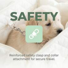 Transportín pequeño para mascotas para conejo y hámster - Bolsa plegable y transpirable con 3 lados de malla, 3 bolsillos, correa acolchada y antiescape para viajes y paseos veterinarios - Multicolor - Ver 10