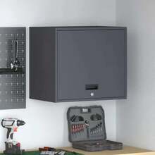 vidaXL Armadio murale per garage Antracite 60 x 40 x 53 cm - Grigio - Visualizzare 1