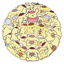 50Pcs Pompompurin Sticker Pack - Sanrio Cute Pudding Dog Decals For Phone & Journal - 50PCS - View 2