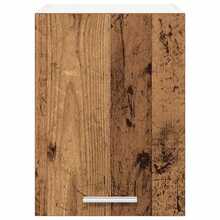 vidaXL 2-teiliger Hängeschrank, Antikholz und Weiß, 30 x 31 x 40 cm - Braun - Übersicht 6