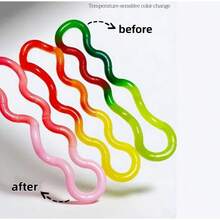 4pcs/Set 2026 New Twist Stress Relief Toys, Twist & Turn Sensory Toys, Temperature Changing Color, Suitable For Youth And Adults - Multicolor - View 6