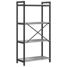 vidaXL Étagère Sonoma cinza 40 x 30 x 85 cm Bois d'ingénierie - Cinza - Ver 7