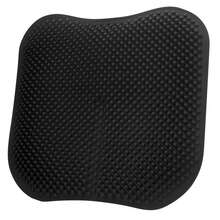 Black Double-Layer Thick Gel Seat Cushion, Column-Shaped Breathable Anti-Slip Cover, Pressure Dispersion Design, Suitable For Office And Car Wheelchair Elastic Furniture Protection Cover - Black - View 10