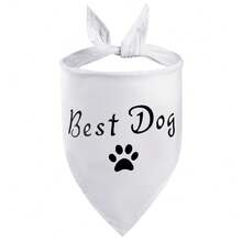 1pc Pet Triangular Bandana Bib, Dog Cat Triangle Scarf Collar, Suitable For Engagement Party, Wedding And Other Occasions, My Owner Is Getting Married - Multicolor - View 22