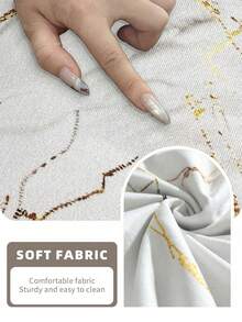1 buah Sarung Sofa Motif Garis Geometris, Sarung Sofa Minimalis Modern Bahan Polyester Elastis dan 1 buah Sarung Bantal Lempar Kosong, Cocok untuk Semua Musim, Kasual untuk Musim Panas - MultiWarna - View 8