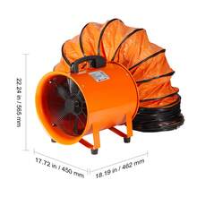 Ventilateurs muraux - 900 W CA 5175 CFM 2850 tr/min - Voir 10