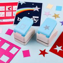 3D邮票星形压花打孔器；用于剪贴簿、日记本、纸艺、DIY卡片制作的打孔压痕工具，纸艺、剪贴簿、DIY卡片制作、艺术工艺用品 - 彩色 - 查看 5
