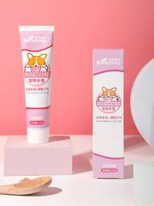 Juego de cepillo de dientes y pasta de dientes para mascotas, cuidado dental para gatos y perros pequeños, pasta de dientes con sabor a fruta, cepillo de dientes de silicona hecho de material, limpieza de salud oral para el sarro y los dientes amarillos - Multicolor - Ver 4