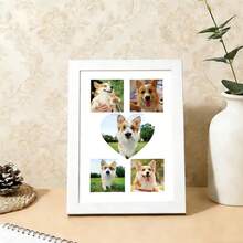 Customized Pet Photo Frame - Personalized Dog Photo Display Holder, Customized Pet Gift, Ideal For Pet Lovers' Collage, Birthday/Anniversary, Perfect Gift For Dog Lovers & Pet Memorial Home Decor