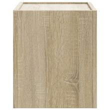 vidaXL Tavolini da salotto da parete 2 pz chêne sonoma 45x30x35 cm - Castano - Visualizzare 6