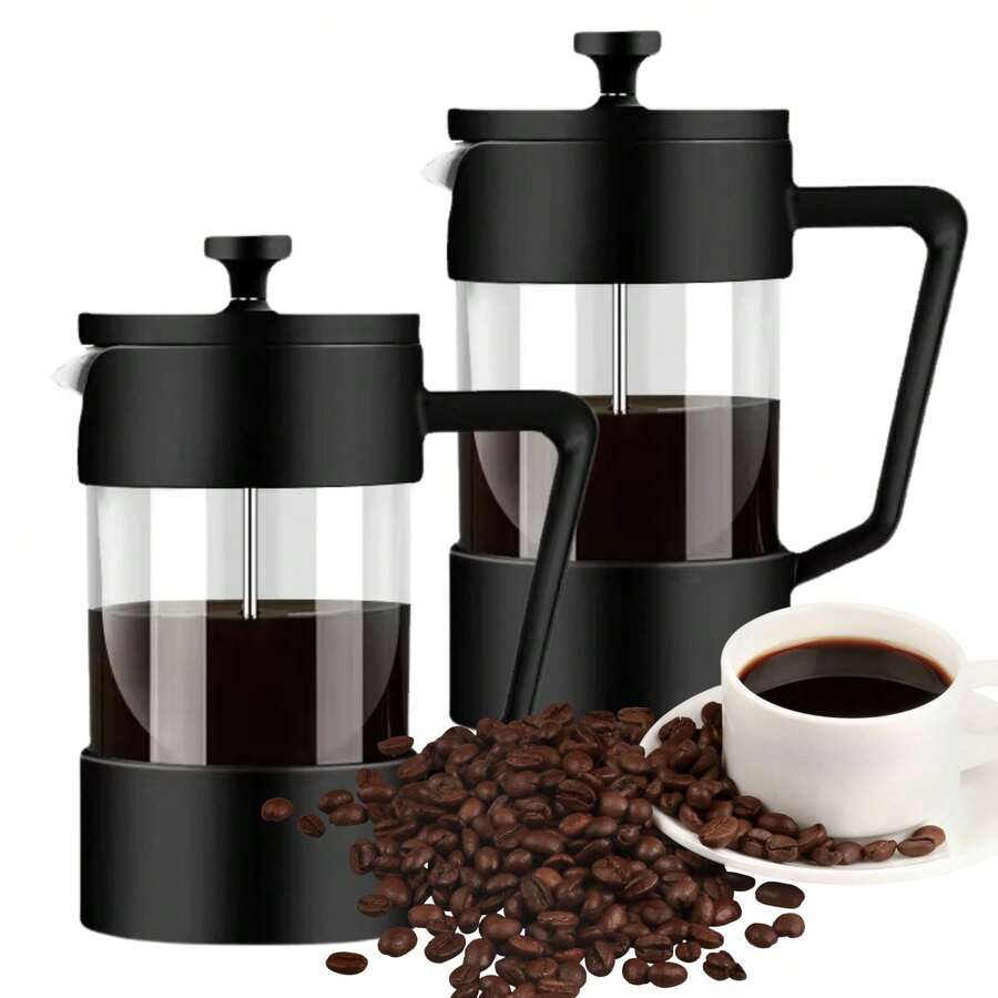 DuVlo Cafetera Prensa Francesa Duvló 800 Ml Vidrio Y Acero Inox. Negro - Negro - Ver 1