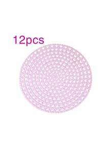 6/12 piezas de posavasos con forma de corazón, adecuados para la decoración de mesas de boda, manteles de fiesta, posavasos diarios para citas, ideales para el Día de San Valentín, Acción de Gracias, Pascua, Día de la Madre - Multicolor - Ver 10