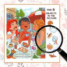 Visual Search And Object Identification Activity Notebook, Animal/Holiday/Lifestyle Scenes, Observation And Focus Training, Screen-Free Puzzle Fun With Colorful Illustrations - Look and Find - View 11