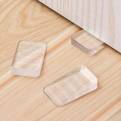 Rubber Wedges Shims 6 Pack Table Wedge Toilet Shims Leveling, Furniture Levelers Uneven Floors, Hot Tub Restaurant Appliance Shims Leveling Feet0.39 Inch Th
