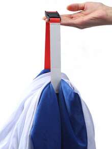 Adjustable Laundry Bag With Marking Strap, Rings, Socks Holder, Clips - Multicolor - View 8