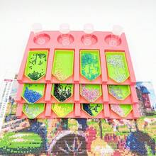 1/2/3/3/5pcs Red Foam Diamond Painting Accessories Tray Storage Box Container - Red - View 2