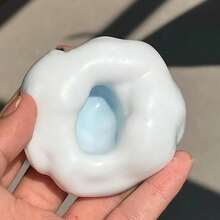 1pc Handmade Mochi Stress Relief Toy, Stretchable Soft Glutinous Rice Paste, Squeeze For Stress Relief, Thin Ice Skin, Moldable Mochi Texture, Ideal Gift For Office, Party, April Fools - Multicolor - View 11