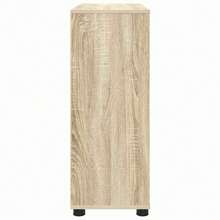 vidaXL Armario de almacenamiento madera Sonoma 80 x 31 x 81 cm - Marrón - Ver 9