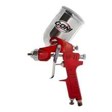 Pistola Gravedad Alta Pulverización Goni 352 Boquilla Herramienta Pintura Automotriz Carpintería Metal Madera Acabado Profesional Taller Doméstico Precisión Atomización Flujo Aire Durabilidad - Rojo - Ver 4