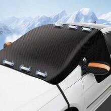 Magnetic Car Windshield Snow Cover, Thick Sunshade Windshield Protector, Winter Car Windshield Snow Shade - A - View 5