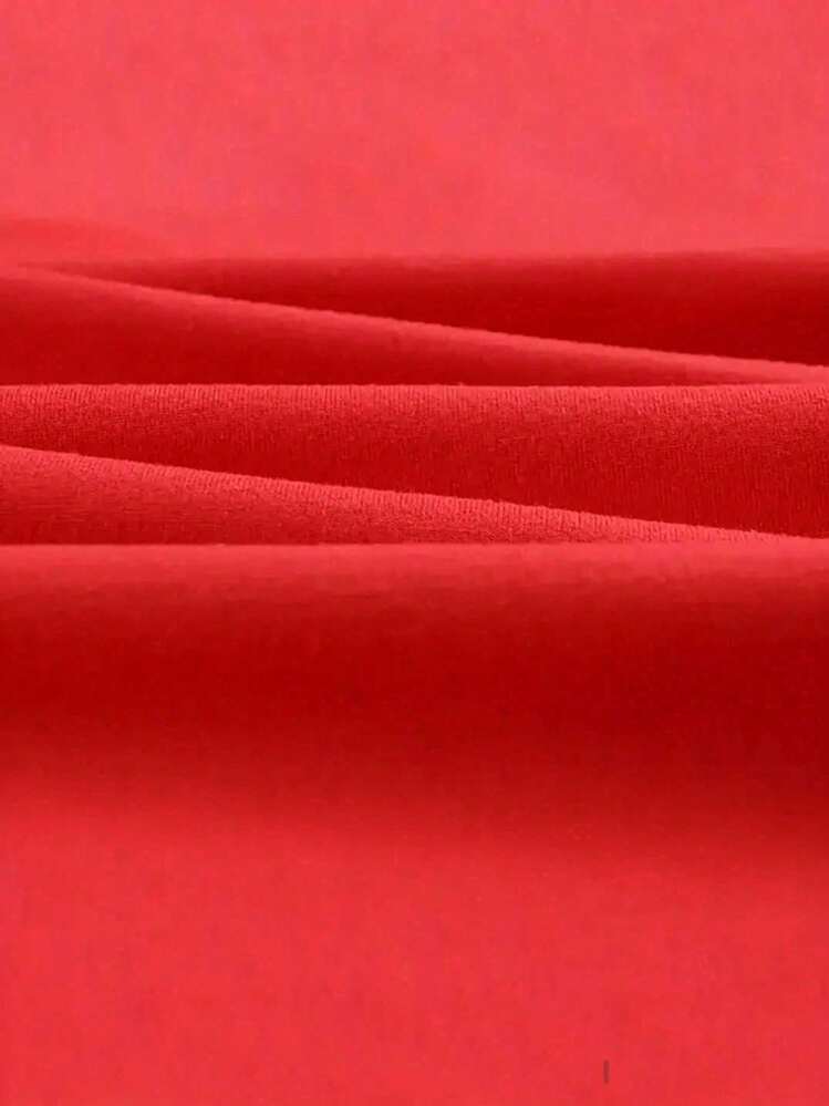 Corazón rosa junto a la palabra lovely simboliza el amor romántico y la unión de pareja ideal para momentos especiales camiseta de hombre pareja 220g 100% algodón - Rojo - Añade 3