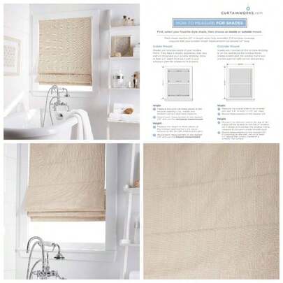 Jolie Window Shade, 27 Inchx 64 Inch L,