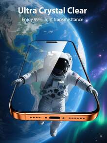 Bộ 3 miếng dán màn hình cường lực siêu nét, phủ toàn màn hình, tương thích với iPhone 17/17Pro/17Air/17Pro Max, 16/16Pro/16Plus/16Pro Max, 15/15Plus/15Pro/15Pro Max, 14/14Plus/14Pro/14Pro Max, 13 Mini/13/13Pro/13Pro Max, 12 Mini/12/12Pro/12Pro Max, 11/11Pro/11Pro Max. Chống trầy xước, chống sốc, chống bám vân tay, độ cứng 9H, dễ dàng lắp đặt. Phụ kiện bảo vệ màn hình thiết yếu, thích hợp sử dụng hàng ngày, văn phòng, nhà. Miếng dán màn hình điện thoại, phụ kiện điện thoại, chống nước, chống sốc, chống rơi, chống trầy xước. - Trong sáng - Xem 6