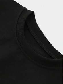 Men's Japanese Style T-Shirt With Ocean Wave Print - 100% Heavyweight Cotton, Crew Neck, Short Sleeve, Casual Top For Summer And Beach - màu đen - Xem 4