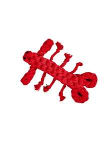 1pc/2pcs Colorful Handmade Woven Rope Dog Toys, Cute Cartoon Animal Shapes Like Bear, Octopus, Duck, Giraffe, Lobster, Puppy, Elephant To Attract Pet's Attention, Durable, Chew Resistant, Stress Relief, Teeth Cleaning, Oral Care, Interactive Rope Toys, Pet Gifts, Pet Supplies - Multicolor - View 6