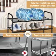 CYPNZapatero de Metal de 5 Niveles Zapatera DIY Ahorro de Espacio y Estante versátil Organizador de Zapato para Almacenar y Guardar Los Zapatos para Entrada Puerta Dormitorio GuardarropaFashion - 225226977 - Ver 6