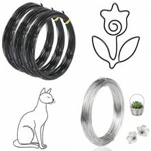 1/4Rolls Craft Wire, Floral Wire Bendable Wire For Jewelry Making, Garden, Sculpting, Floral & Wreath DIY Crafts