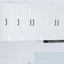 vidaXL Armadio da cucina con étagère Blanc brillante 30 x 31 x 80 cm - Bianco - Visualizzare 1