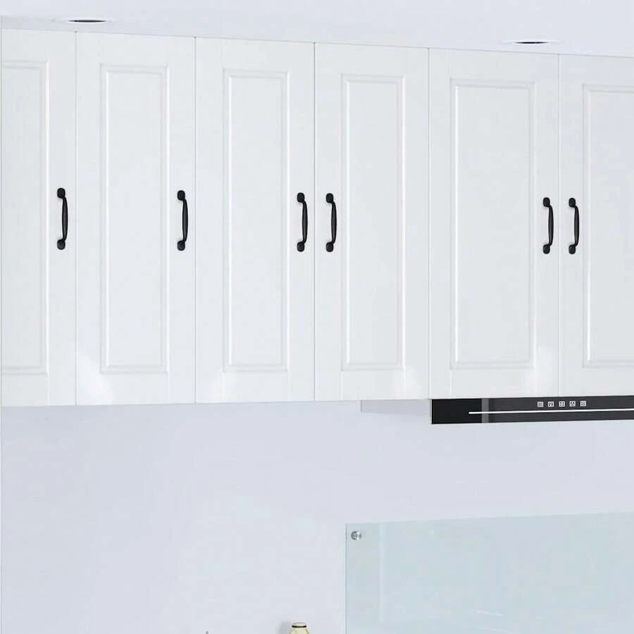 vidaXL Armadio da cucina con étagère Blanc brillante 30 x 31 x 80 cm - Bianco - Visualizzare 1