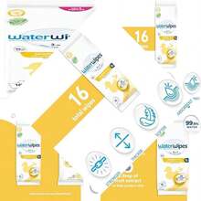 All-purpose gentle wipes without perfume for bathing and nasal to finger use - Embalaje estándar - Ver 1