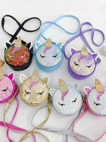 儿童小女孩手提包 - 一款可爱的公主风手提包、钱包、单肩包、斜挎包、邮差包，适合小朋友，可作为礼物赠送。 - 彩色 - 查看 8