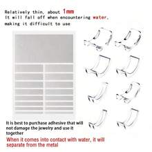 Ring Adjuster Set - Ring Sizer, Cleaning Cloth, Invisible Resizer, Suitable For Loose Rings - Fit For Wide Rings. (Better To Use Adhesive Separately, Otherwise It's Easy To Fall Off)