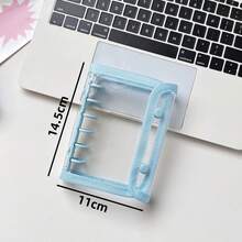 1 A7-Sized Transparent Ring Binder, A Cover-Bound Binder, A 3D Embossed Sticker Album, A Sticker Photo Album, A Softcover Notebook With Double Rings, Transparent Supplement Pages, A K-Pop Photo Collection, A Large-Capacity Portable Loose-Leaf Notebook, A Journal, A Ring-Bound Notepad, A Scrapbook, And A Diary – All Of These Items Are Suitable For Use In Schools And Offices. - Multicolor - View 7