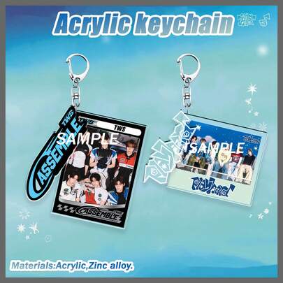 Colgante de llavero de acrílico, accesorios personalizados para titular de tarjeta/bolso de coche, adecuado para hombres y mujeres, regalos de Navidad, Halloween y días festivos