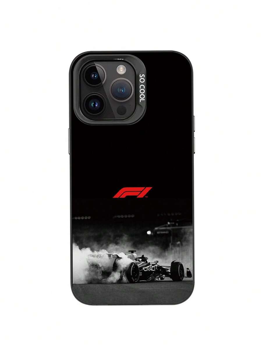 F1 Racing Car Smoke Phone Case Fashion Simplicity | High-End Elegance | Source Factory | UV Printing | Phone Case Wholesale For IPhone17/16/15/14/13/12/11/8/7/XS/Pro Max/Plus/Pro/SE/XR/E/XS Max/Mini ( Sports Elements, Valentine's Day - màu đen - Xem 1