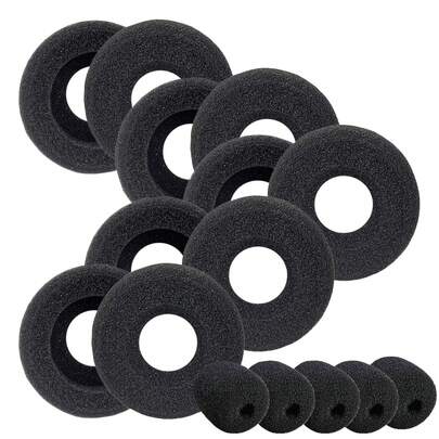 耳机耳垫，耳罩替换装，适用于 Blackwire C320 3210 3220 3320 HW251N HW261N HW510 Jabra Biz 1500 GN2000 PRO 920 9450（10 个装）
