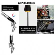 14pieces Premium Magnetic Screwdriver Set Cross-Head Flat Heads Precision - Multicolor - View 4