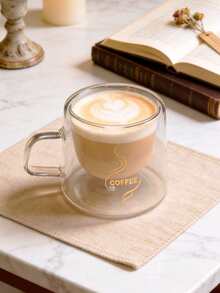 1/2/4个装 80毫升小咖啡杯，玻璃杯，金色贴花咖啡杯，意式浓缩咖啡杯。适用于牛奶、茶、卡布奇诺、意式浓缩咖啡。优雅的生日和节日礼物。 - 彩色 - 查看 11